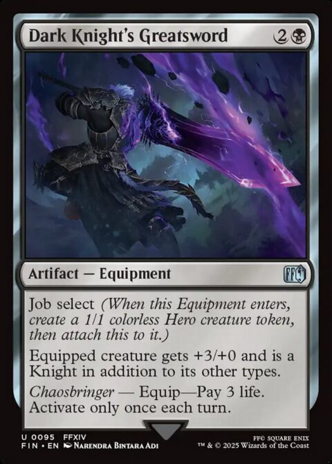 Dark Knight's Greatsword - FIN #95 - Foil