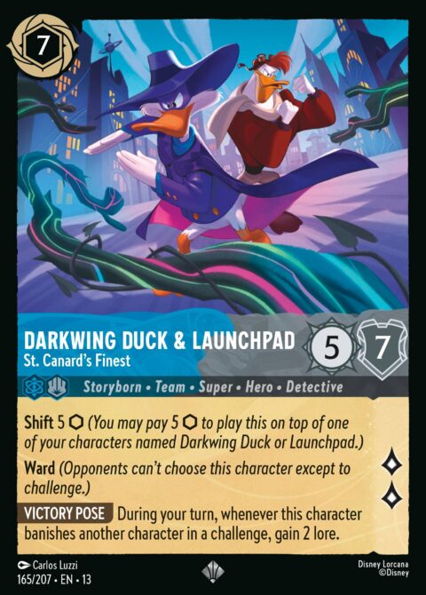 Darkwing Duck & Launchpad - St. Canard's Finest - 13 #165 - Foil