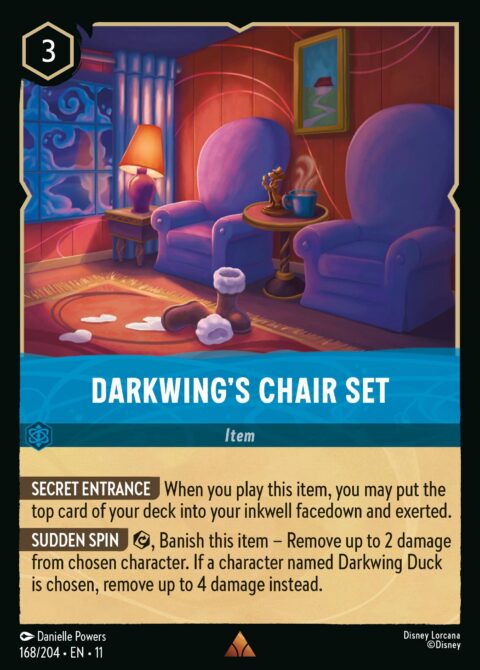 Darkwing's Chair Set - 11 #168 - Normal