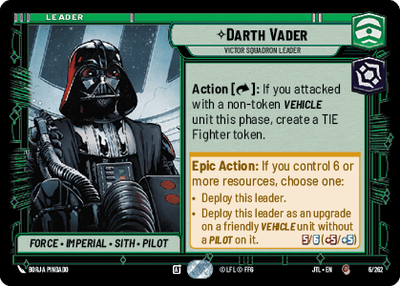 Darth Vader - Victor Squadron Leader - JTL #6 - Normal