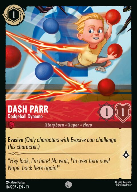 Dash Parr - Dodgeball Dynamo - 13 #114 - Normal