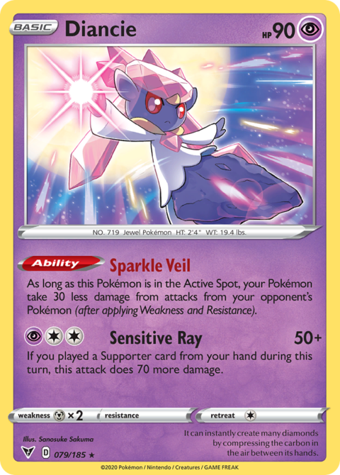 Diancie - VIV #79 - Holo