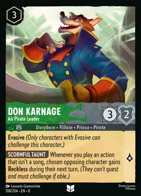Don Karnage - Air Pirate Leader - 8 #108 - Normal