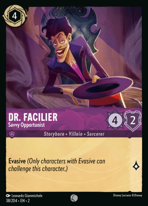 Dr. Facilier - Savvy Opportunist - 2 #38 - Normal