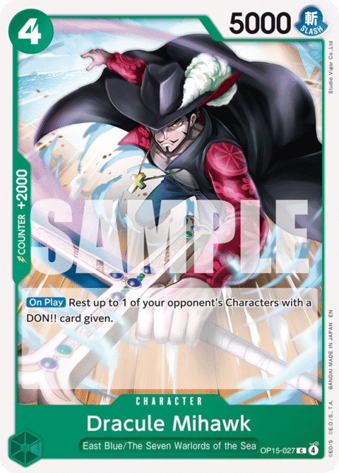 Dracule Mihawk - OP15-EB04 #27 - Normal