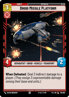 Droid Missile Platform - JTL #162 - Normal