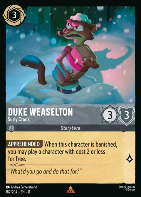 Duke Weaselton - Surly Crook - 11 #182 - Normal