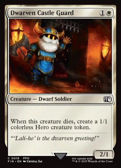 Dwarven Castle Guard - FIN #18 - Nonfoil