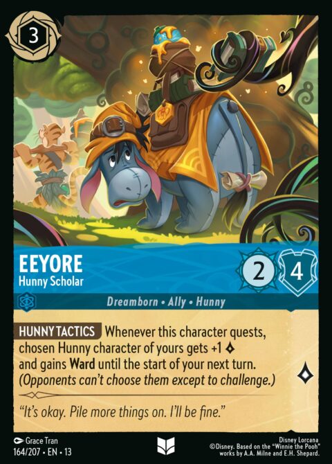 Eeyore - Hunny Scholar - 13 #164 - Normal
