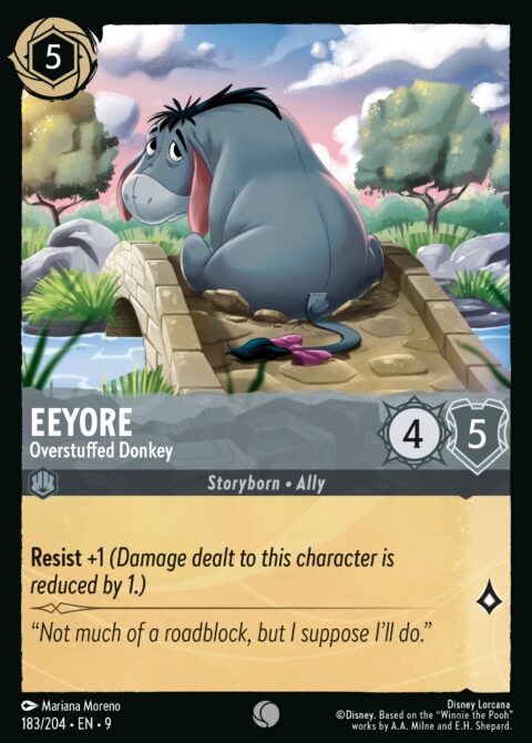 Eeyore - Overstuffed Donkey - 9 #183 - Foil