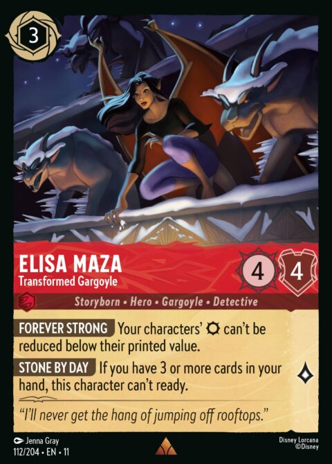 Elisa Maza - Transformed Gargoyle - 11 #112 - Normal