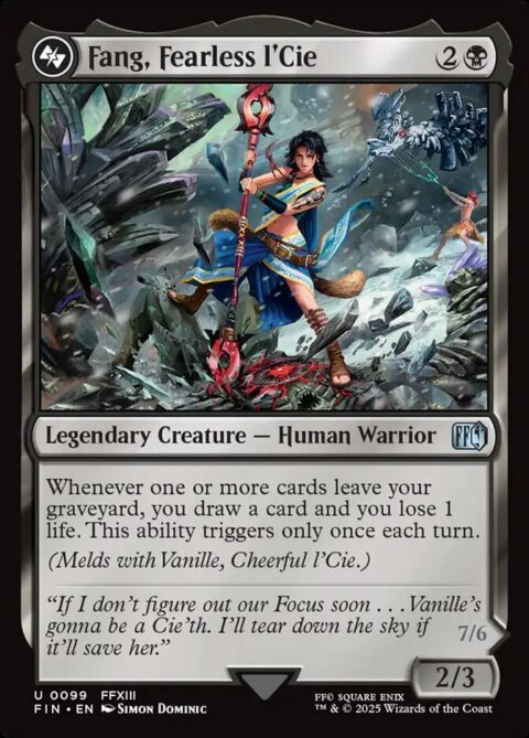 Fang, Fearless l'Cie - FIN #99 - Foil