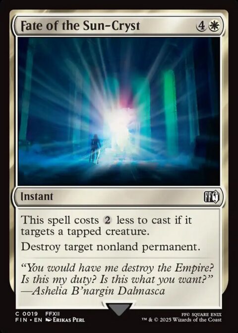Fate of the Sun-Cryst - FIN #19 - Foil
