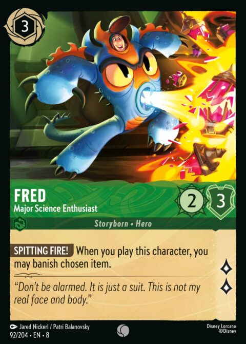 Fred - Major Science Enthusiast - 8 #92 - Foil