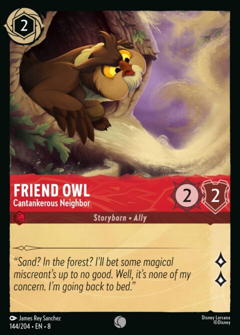 Friend Owl - Cantankerous Neighbor - 8 #144 - Normal