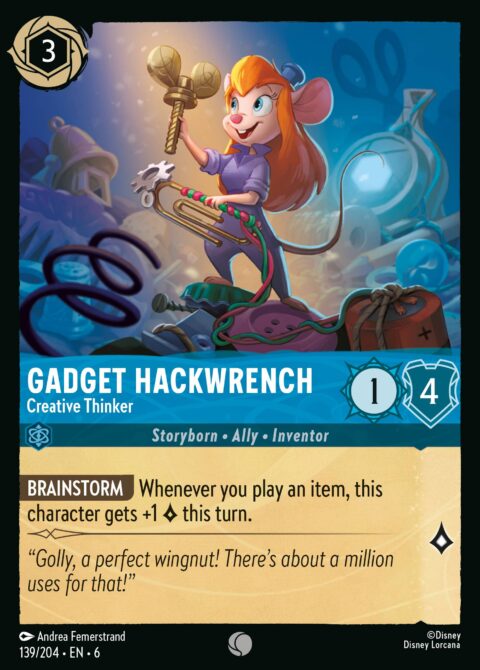 Gadget Hackwrench - Creative Thinker - 6 #139 - Normal