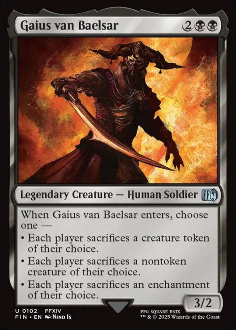 Gaius van Baelsar - FIN #102 - Foil