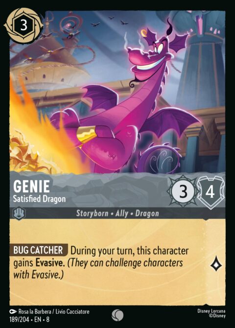 Genie - Satisfied Dragon - 8 #189 - Foil