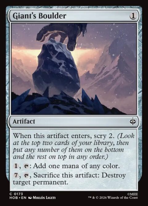Giant's Boulder - HOB #173 - Foil