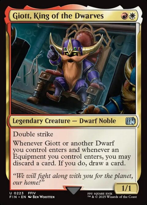 Giott, King of the Dwarves - FIN #223 - Foil