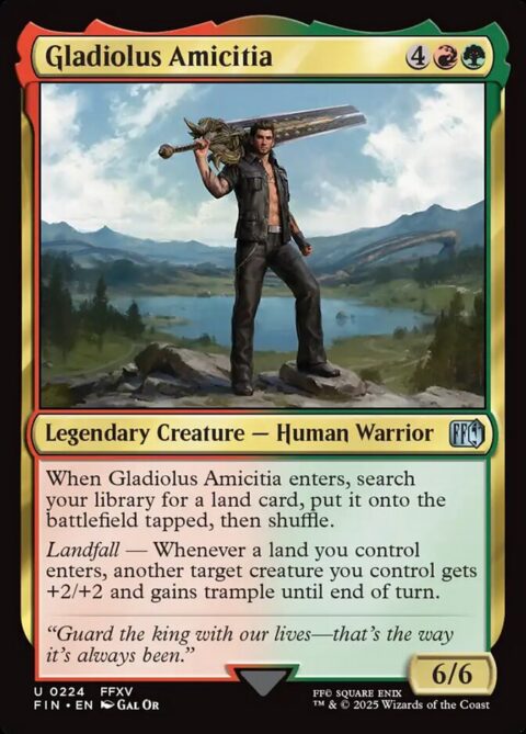 Gladiolus Amicitia - FIN #224 - Foil