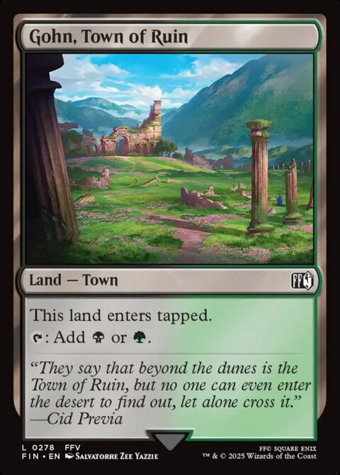 Gohn, Town of Ruin - FIN #278 - Foil