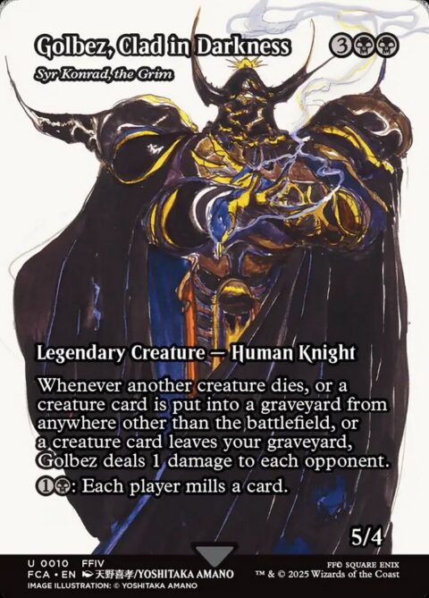 Golbez, Clad In Darkness - FCA #10 - Normal