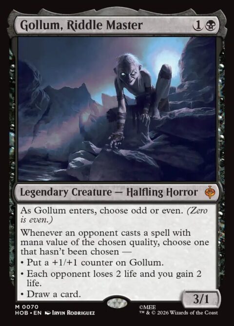 Gollum, Riddle Master - HOB #70 - Normal