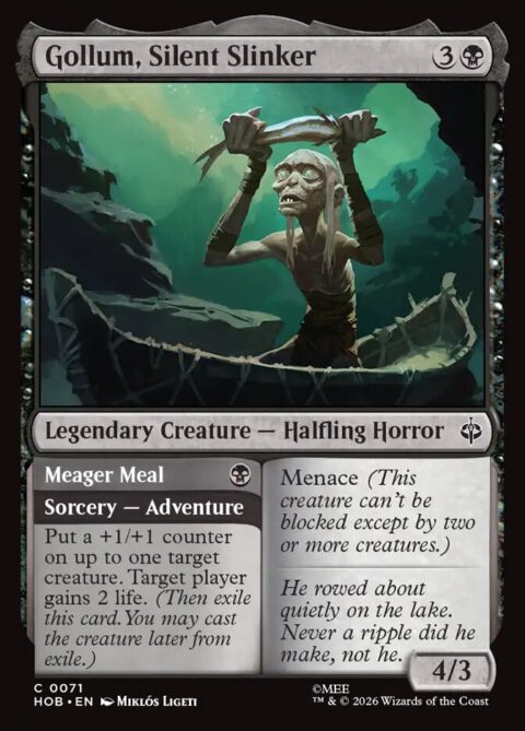 Gollum, Silent Slinker // Meager Meal - HOB #71 - Normal
