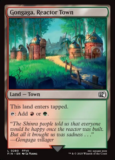 Gongaga, Reactor Town - FIN #280 - Foil