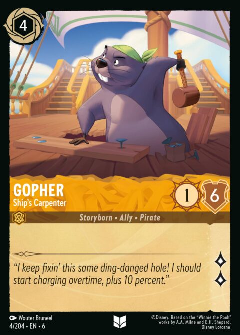 Gopher - Ship's Carpenter - 6 #4 - Normal