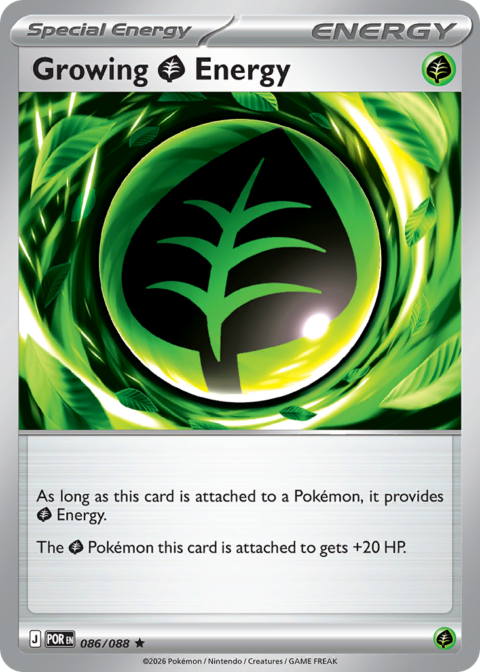 Growing Grass Energy - POR #86 - Reverse Holo