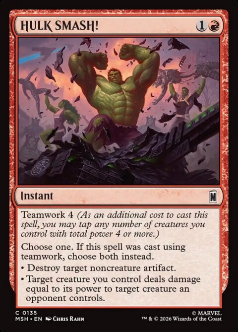 HULK SMASH! - MSH #135 - Foil