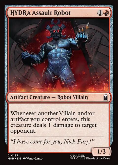 HYDRA Assault Robot - MSH #137 - Foil