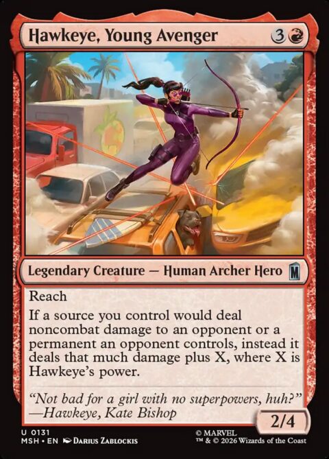 Hawkeye, Young Avenger - MSH #131 - Foil