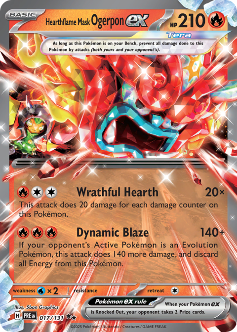 Hearthflame Mask Ogerpon ex - PRE #17