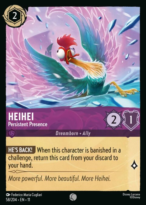 Heihei - Persistent Presence - 11 #58 - Foil
