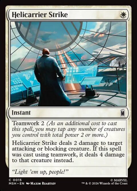 Helicarrier Strike - MSH #15 - Foil