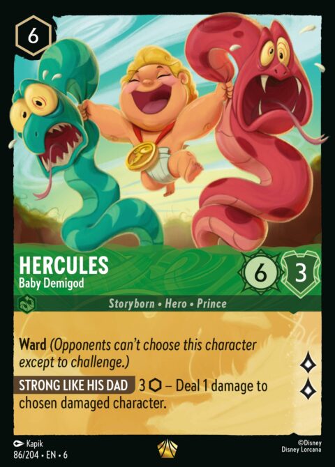 Hercules - Baby Demigod - 6 #86 - Foil