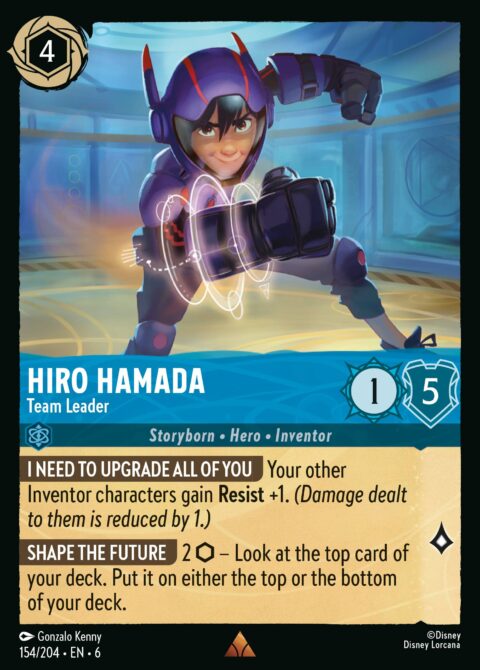 Hiro Hamada - Team Leader - 6 #154 - Normal