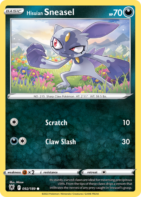 Hisuian Sneasel - ASR #92 - Normal