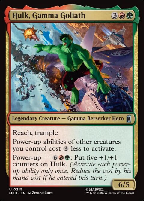 Hulk, Gamma Goliath - MSH #215 - Foil