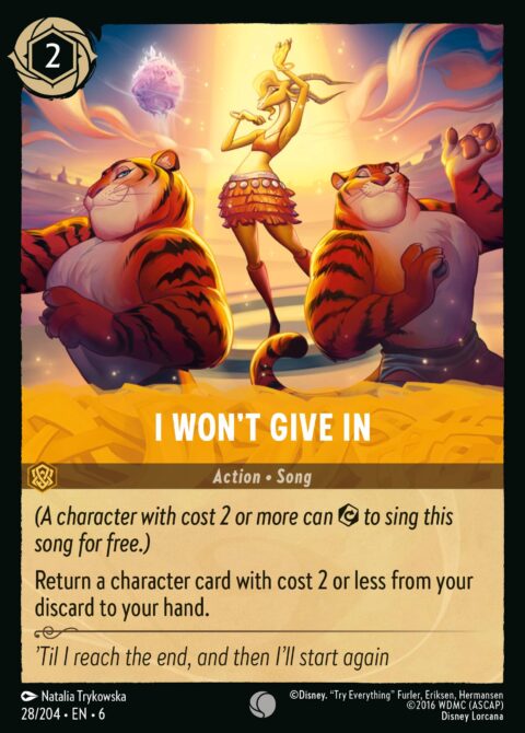 I Won't Give In - 6 #28 - Foil
