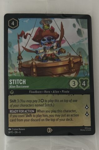 Stitch - Alien Buccaneer #8 Lorcana Promo
