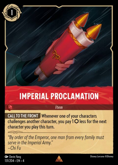Imperial Proclamation - 4 #131 - Normal