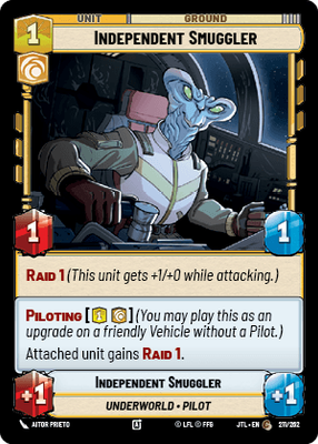 Independent Smuggler - JTL #211 - Normal