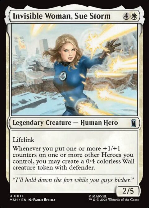 Invisible Woman, Sue Storm - MSH #17 - Foil