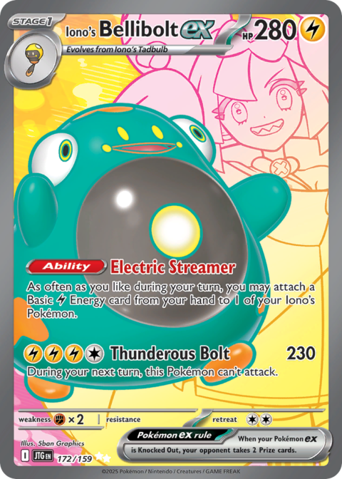 Iono's Bellibolt ex - JTG #172