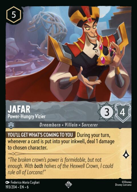 Jafar - Power-Hungry Vizier - 6 #193 - Normal