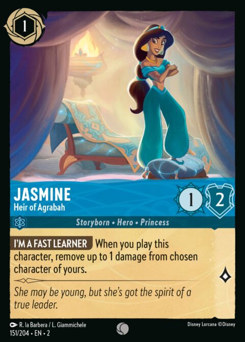 Jasmine - Heir of Agrabah - 2 #151 - Foil